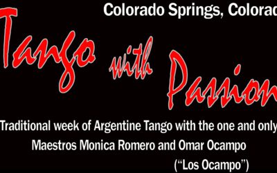 “Tango With Passion” Week with Los Ocampo. GROUP CLASSES START ON THURSDAY OCTOBER 7, 2021!!!